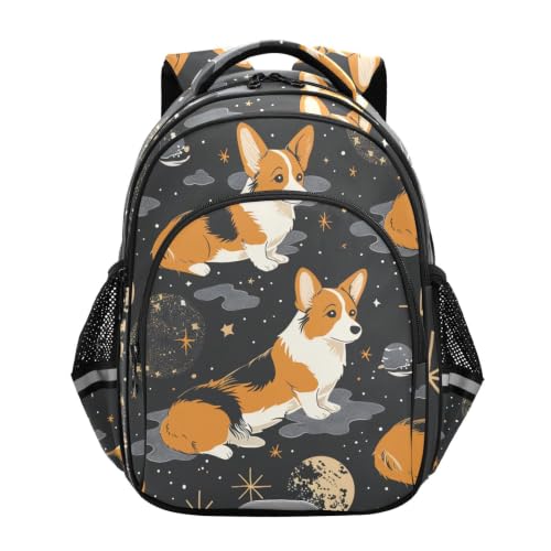 Sac à dos enfant 3-12 ans ergonomique avec dos rembourré imprimé chiots
