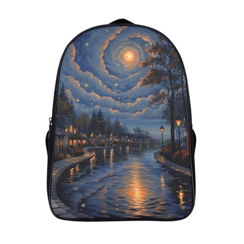 Mochila infantil Forest House 3D para guardería de niñas con correa para pecho 40x28cm