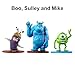 Mattel Set of Figures Inspired by Disney Pixar Monsters Inc Movie ~ Sulley, Mike and Boo Character Figures with Base ~ Great for Imaginative Play and Stocking Stuffers