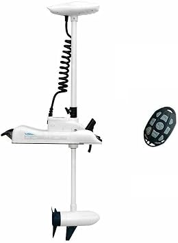 MTLAKEMOTOR HASWING Electric Trolling Motor 24V 80LB 48 Inch Shaft Cayman Bow Mount Boat Fishing Saltwater Freshwater with Remote Control