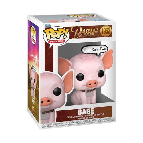 Funko Pop! Sayings: Babe The Pig - Babe (1995) - Figura in Vinile da Collezione - Idea Regalo - Merchandising Ufficiale - Giocattoli per Bambini e Adulti - Comedy Fans - Figura per i Collezionisti