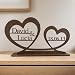 Imagen de Amaisso® Regalo Aniversario Pareja Personalizado con Nombres y Fecha en Madera