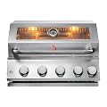 Premium Stainless Steel 304 Built-In Gas Grill for Outdoor Kitchens - BBQ Grill with Infrared Burner, Tempered Glass View, Inside Lights Lid & Robust Design - Perfect for Patio & Outdoor Entertainment