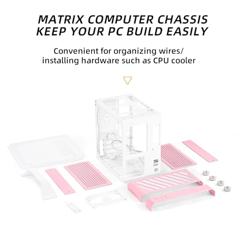 Image of Mechanic Master C24 Mini ITX PC Case with Handle | Supports 135mm CPU Air Cooler, SFX Power Supply, 245mm GPU & ITX Motherboard; Ideal for Dorm & Portable Office PC Build
