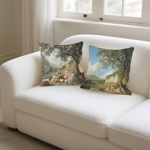 Taie oreiller coussin canape super doux avec impression recto verso résistante - 6