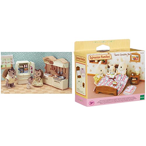 SYLVANIAN FAMILIES - La Ville - La Cuisine Aménagée - 5341 - Meubles et Accessoires Poupée -...