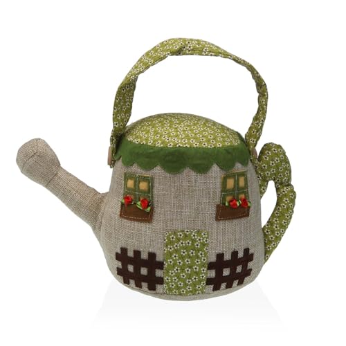Versa Cale-Porte Arrosoir Cale-Porte Décoratif, Mesures (H x L x P) 18 x 13 x 26 cm, Couleur Vert