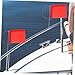 Imagen de Abaodam 2piezas Bandera De Dirección del Viento De Acero Inoxidable para Yates Indicador De Viento Rojo para Mástil De Barco Equipamiento De Seguridad Marino