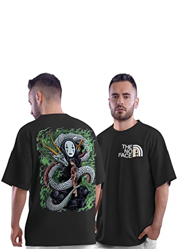 Image of crazymonk Spirated Away Anime Oversized T-Shirt