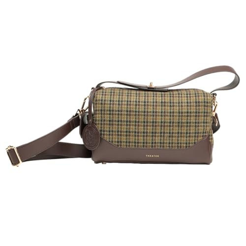 Image of Theater Bonbon Crossbody Duffle Bag for Women Structured Shoulder Handbag with Adjustable and Detachable Strap