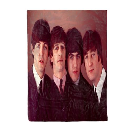 CHEWYZ Couverture 3D The Beatles-Couverture Polaire en Flanelle pour Adultes et Enfants en Peluche Douce pour canapé, Couverture en Flanelle Douce et Confortable (180x200cm) - Les Beatles, Paul McCartney, John Lennon, RIngo Starr, George Harrison CHEWYZ Couverture 3D The Beatles-Couverture Polaire en Flanelle pour Adultes et Enfants en Peluche Douce pour canapé, Couverture en Flanelle Douce et Confortable (180x200cm) – Image 3