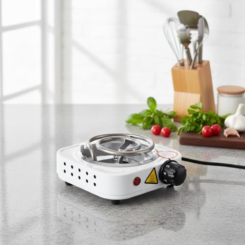 Image of Al Kian Electric Hot Plate Charcoal Starter Radiant Electronic Hookah Coal Burner Small Pan Sigdi - 500 Watt (Small)