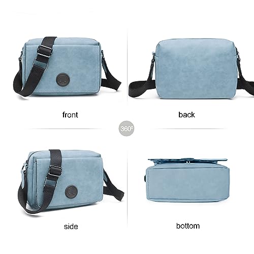 Image of AFKOMST Woven Crossbody Bags for Women Small Boho Purse with Roomy Space | Vegan Leather Camera Bag; Lightweight; Fits iPad mini, Long Wallet; Hands-Free Everyday