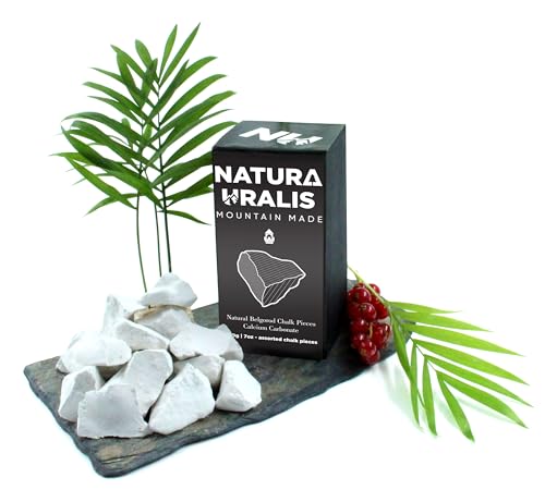 Natura Uralis Premium Belgorod Kreidestücke | Weiße Kreidestücke – Erstaunlicher Crunch, Erdig, Samtig und Fest, ASMR-Aufsehen, Natürliches Calciumcarbonat (Klein-Pack (200g))