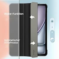 JETech Hülle für iPad Air 11" M4/M3/M2 & Air 5/4 10,9", Schwarz – Ansicht 6
