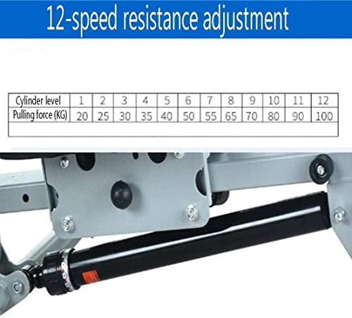 Image of Rowing Machines Rowing Machine for Home Use Foldable 12 Adjustable Resistance Hd Data Display /264 LB Weight Capacity