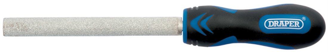 Draper 49421 - Lima semirotonda per piastrelle, 140 mm