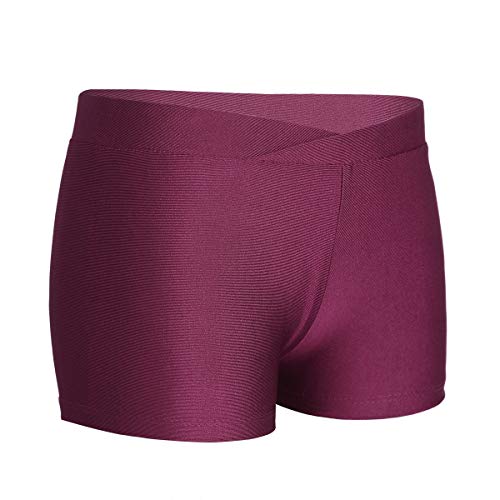iiniim Kids Girls Stretch Cotton Gymnastics Ballet Dance Booty Shorts Workout Sports Yoga Cycling Running Active Shorts2