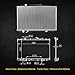 DWVO Radiator Complete Radiator Compatible with 1999 2000 2001 2002 2003 2004 Odyssey Aluminum Radiator, ENG J35A1/J35A4, 19010P8FA51