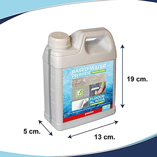 PECTRO Waterbestendig, 1000 ml, primer, muurverf, acrylafdichting voor het vastzetten van verf op poreuze, gelakte of… - Image 7
