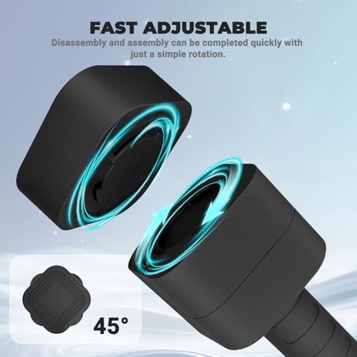 Image of Ragebby Adjustable Dumbbell Set of 2, Weights for Men and Women at Home, Anti-slip Handle, 3 in 1 Free Weights Dumbbells Set, 2lb /3lb /5lb /10lb /15lb /20lb for Pilates, Yoga, Strength Training
