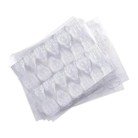 240Pcs Waterproof Breathable Jelly Double Sided Adhesive Tabs Nail Glue Sticker False Nail Tips for DIY Manicure Nail Art Decoration (240 Pcs) Cover