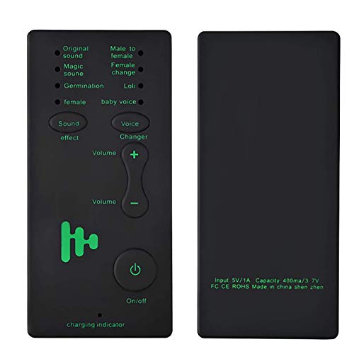 Cambiador de voz, micrófono de mano Máquina de cambio de voz Efectos de sonido para niños, 7 tipos de efectos de sonido regalos divertidos para Halloween y otros días festivos Cover