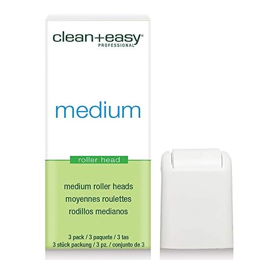 Clean + Easy Medium Roller head, Bikini Roll-on Waxing System, 3-Pack