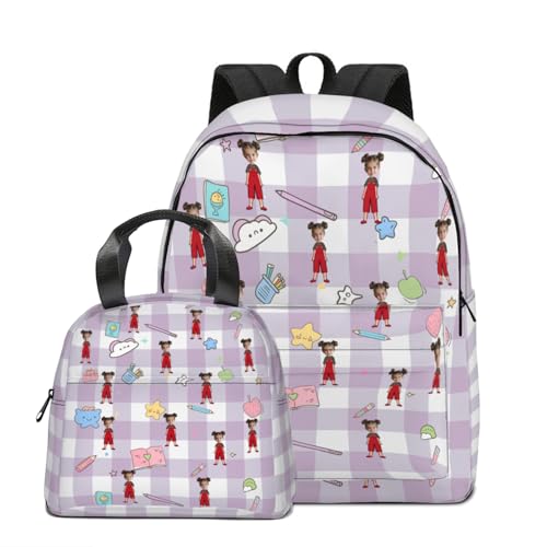 velquessa Mochilas escolares y Bolsa termica personalizado Imprime foto facial personalizada mochila infantil 3-4-5-6-7-8 años para niño y niña colegio primaria adolescentes mochila instituto