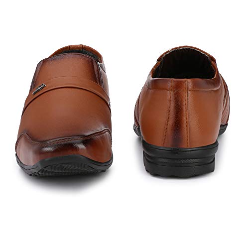 Image of Faux Leather Black Formal Shoes for Men
