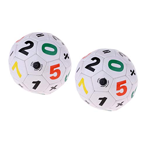 Homyl 2pcs Mini Tamanho Oficial 2 Crianças Bola de Futebol de Futebol para Crianças Unissex