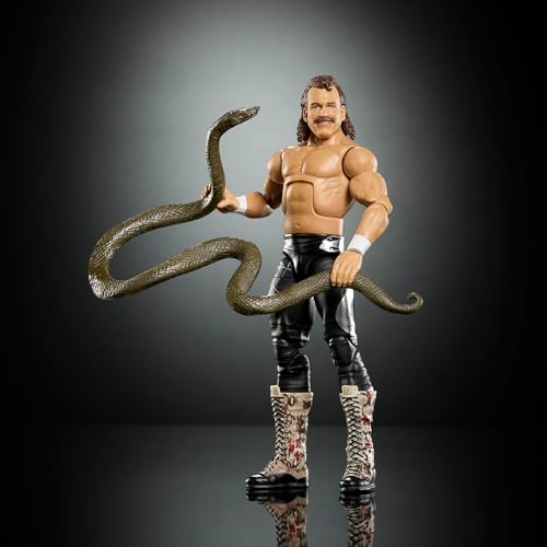 Mattel WWE Elite Collection Jake „The Snake“ Roberts Figur und Zubehör – Ansicht 3