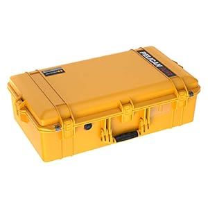 Pelican Air 1605 Case No Foam (2020 Edition met drukknop vergrendelingen) – Geel