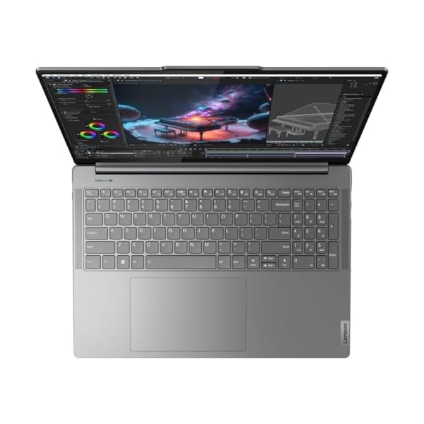 Lenovo Yoga Pro 9i 16"" Laptop (2024 Model) Intel 14th Gen Ultra 9 185H, NVIDIA GeForce RTX 4060, 32GB RAM, 1TB NVMe SSD, 16"" 3.2K Mini-Led 165Hz 1200-nits, Windows 11 Pro, Luna Grey, 83DN0008US - Image 4