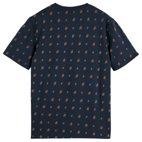 T-Shirt Imprimé Scotch & Soda Homme la Qualité Textile Supérieure