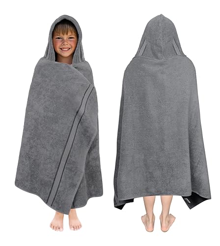 Image of ORIGINAL KIDS Hooded Bath Towel Wrap - Ultra Soft 100% Cotton Kids Towel