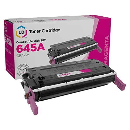 LD Remanufactured Toner Cartridge Replacement for HP 645A C9733A (Magenta)