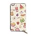 Produktbild JHGFG Delicious Food Pattern Echtes Leder Geldbörse Lange Damen Geldbörse Handtasche Multi Kartenhalter Organizer Für Frauen Personalisiert