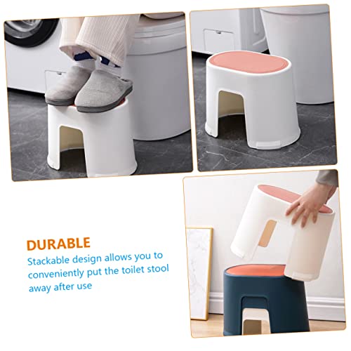 TOYANDONA 2 Pçs Banquinho De Banheiro Otomano Banquinho Portátil Para Pé Cadeira De Acampamento Apoi