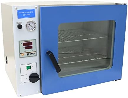 HQHAOTWU Digital Vacuum Drying Oven Lab Drying Oven Heat Treat Oven Temperature Control 1.9CuFt 16″×14″×14″122-482℉