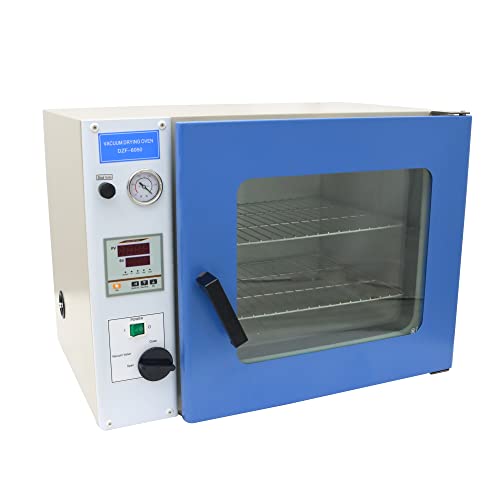 Hqhaotwu Digital Vacuum Drying Oven Lab Drying Oven Heat Treat Oven Temperature Control 1.9Cuft 16″×14″×14″122-482℉ #TOP16