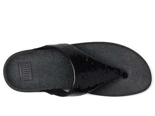 Image of FitFlop Lulu Sequin Toe-Post Sandals | Party Sandals