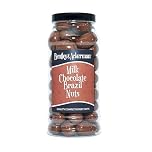 Milk Chocolate Brazil Nuts - (600g) Original Milk Chocolate Covered Brazil Nuts in a Gift Jar by Bentley & Ackerman's Sweet shop.