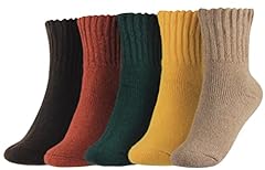 Brown Red Green Yellow Khaki 5 Pairs