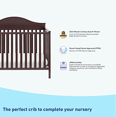 Graco Stella 5-In-1 Convertible Crib - Espresso #TOP3