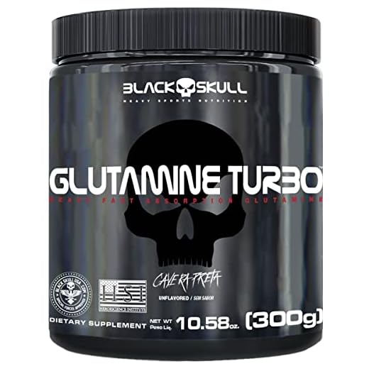 Glutamine Turbo 300G, Black Skull