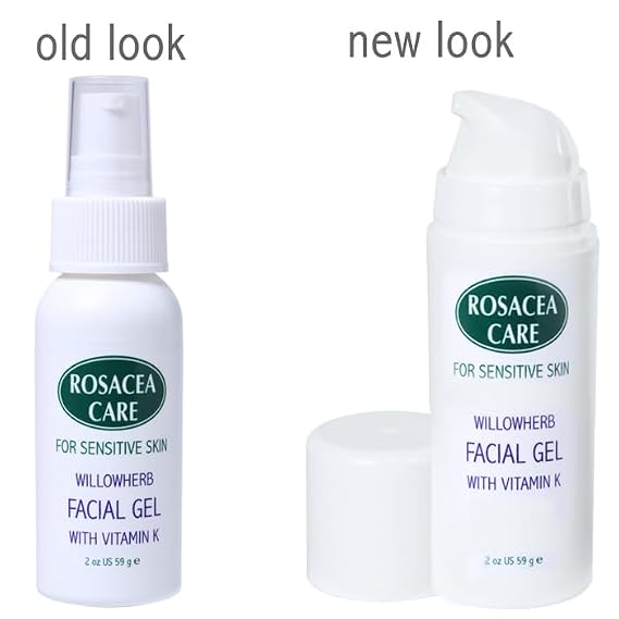 Facial Gel Deep Hydration, effective for rosacea, reducing redness, moisturizing, healing, non-oily (2 Oz)