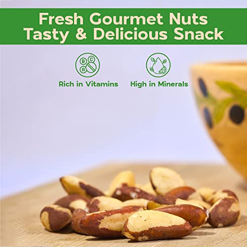 Sincerely Nuts Raw No Shell Brazil Nut, 5Lb - Fresh Whole Unsalted Brazilian Nuts - Healthy, Kosher, Vegan & Gluten Free Gourmet Snack Food - All Natural Keto/Paleo Diet Friendly Weight Loss Treat #TOP2