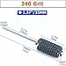 POP Industrial Abrasive Hone Brush 240Grit SiC Ball Bore Deburing Deglazing Surface Finishing Robotic Power Tool Drill CNC(Diameter 35mm)