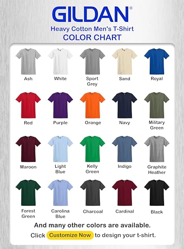 Gildan Custom T-Shirts - Personalized Unisex Crewneck Tee Shirt - Customize Your Image, Text & Photo - Men Women Adult3